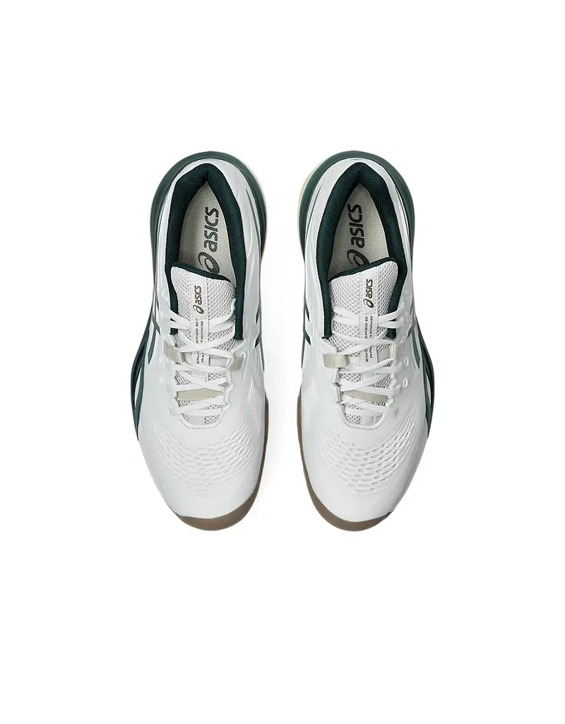 Asics GEL-RESOLUTION X WHITE/SAXON GREEN