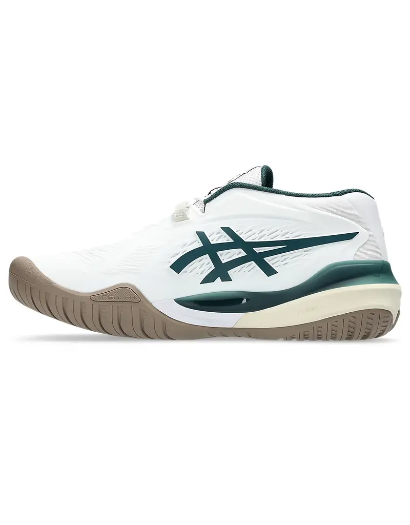 Asics GEL-RESOLUTION X WHITE/SAXON GREEN