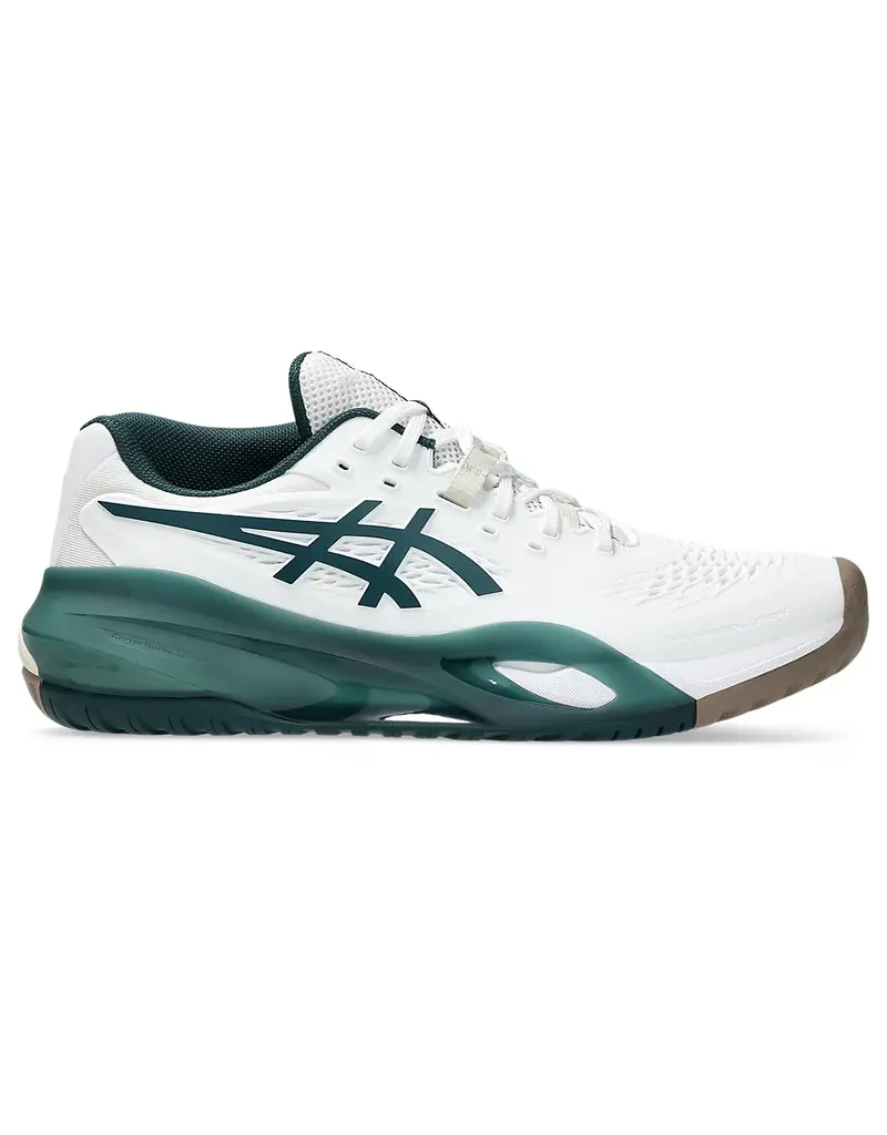 Asics GEL-RESOLUTION X WHITE/SAXON GREEN