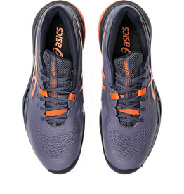 Asics MEN'S GEL-RESOLUTION X GREYISH PURPLE/NOVA ORANGE