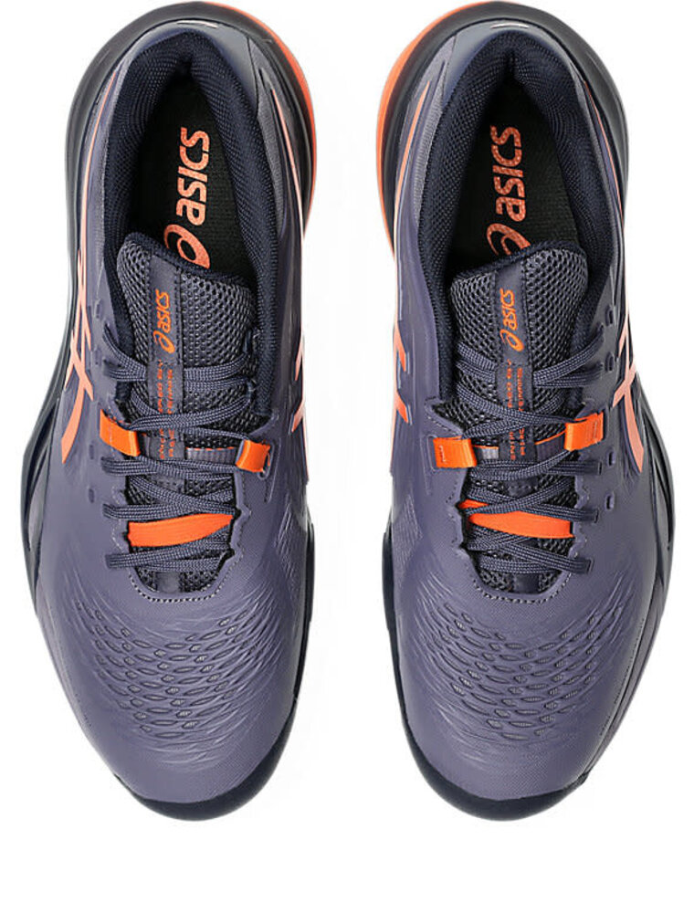 Asics MEN'S GEL-RESOLUTION X GREYISH PURPLE/NOVA ORANGE