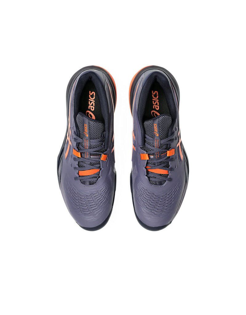 Asics MEN'S GEL-RESOLUTION X GREYISH PURPLE/NOVA ORANGE