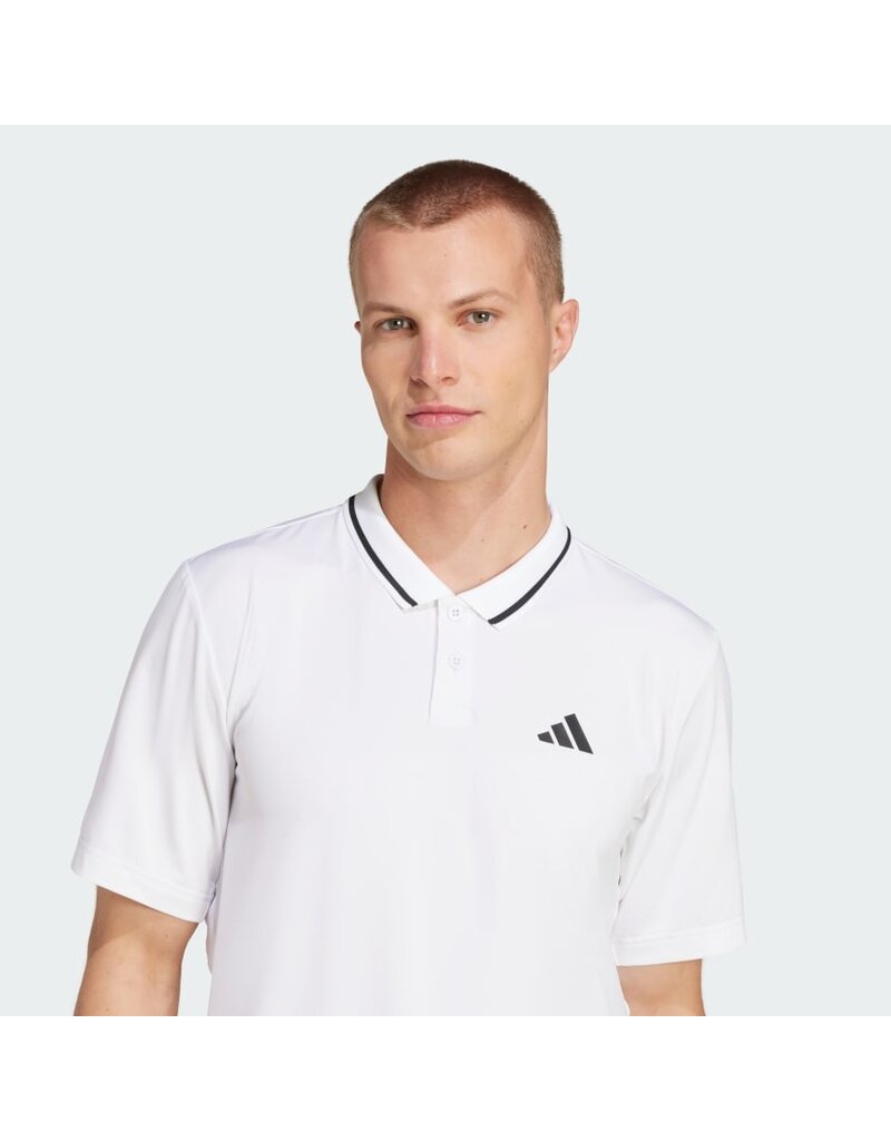 Adidas Men's Club Tennis Climacool Piqué Polo Shirt White