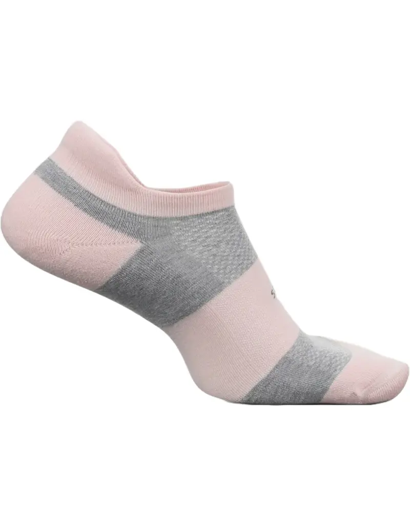 Feetures Max Cushion No Show Tab Socks Pink Blanket