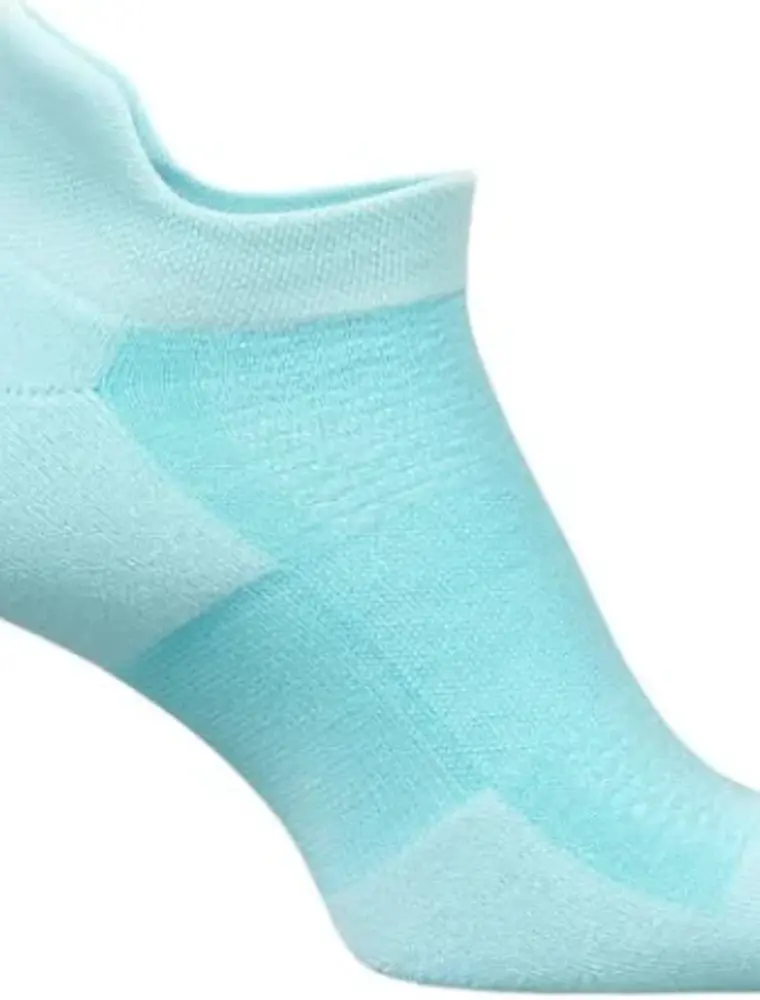 Feetures Max Cushion No Show Tab Socks Sea Glass