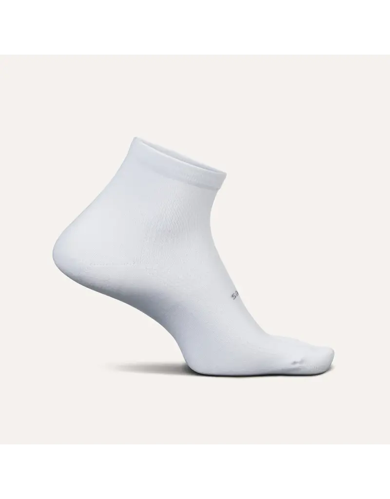 Feetures Max Cushion Ankle length Sock - white
