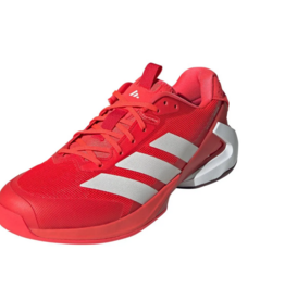 Adidas Adidas Men's Adizero Ubersonic 5 Tennis Shoes Lucid Red / Zero Metalic / Aurora Ruby