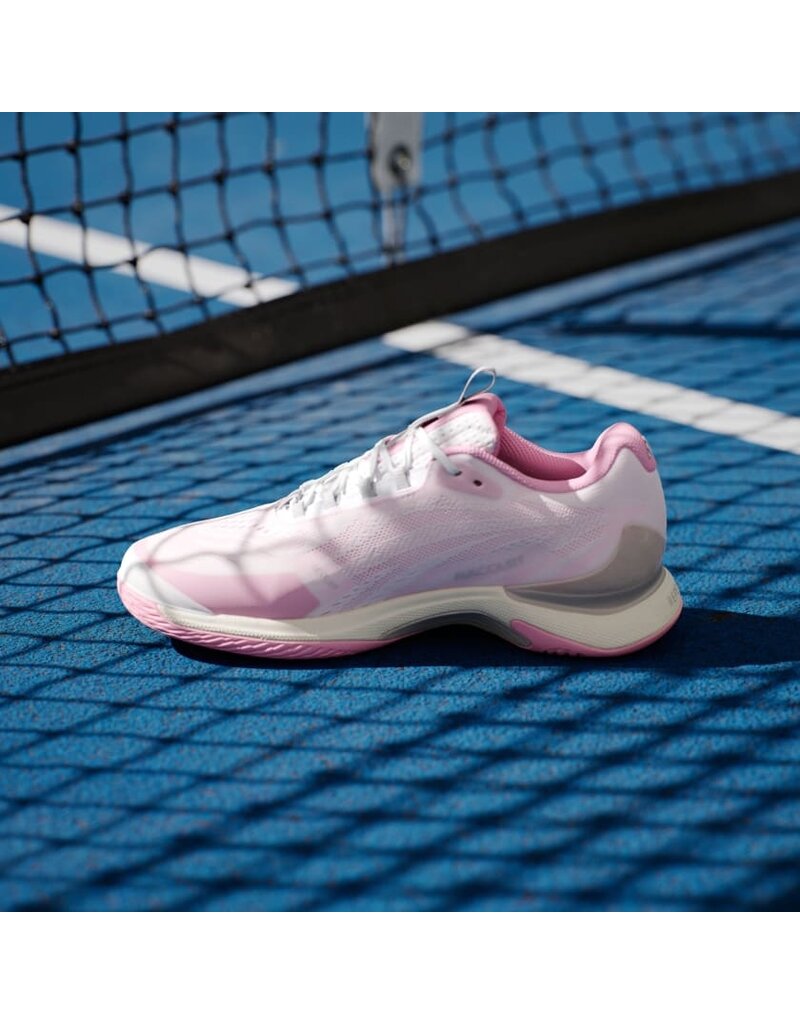 Adidas Avacourt 2  women's - Cloud White / Champagne Met. / Lucid Pink