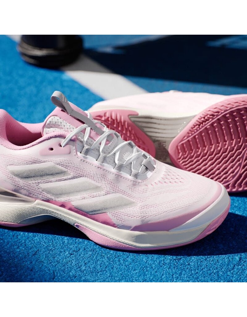 Adidas Avacourt 2  women's - Cloud White / Champagne Met. / Lucid Pink