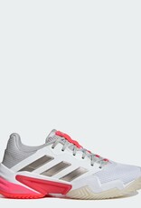 Adidas Courtjam Control 3 Women's - Cloud White / Champagne Met. / Lucid Red