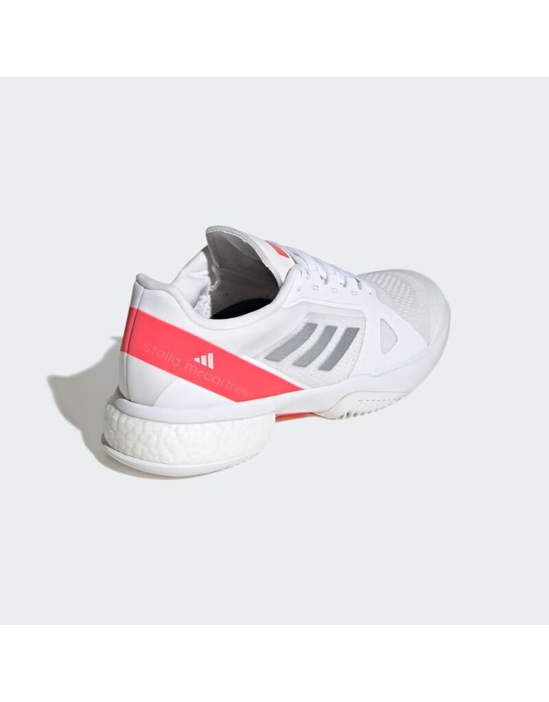 Adidas Stella Court Women's - Cloud White / Silver Metallic / Lucid Red