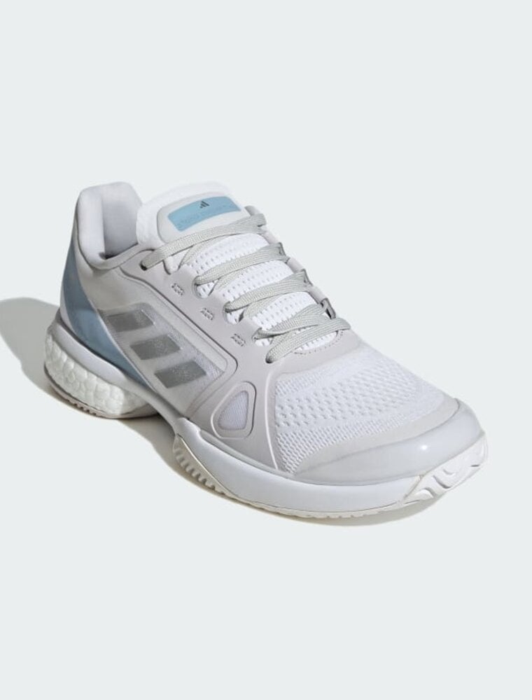 Adidas Stella Court Women's - Cloud White / Silver Metallic / Wonder Blue
