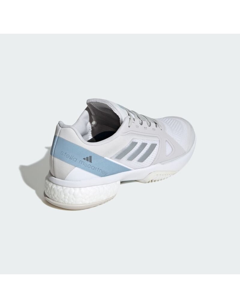 Adidas Stella Court Women's - Cloud White / Silver Metallic / Wonder Blue