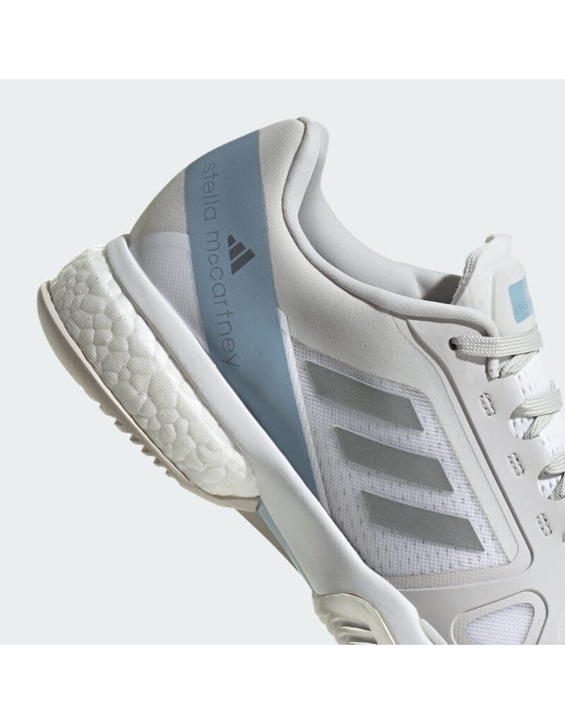 Adidas Stella Court Women's - Cloud White / Silver Metallic / Wonder Blue