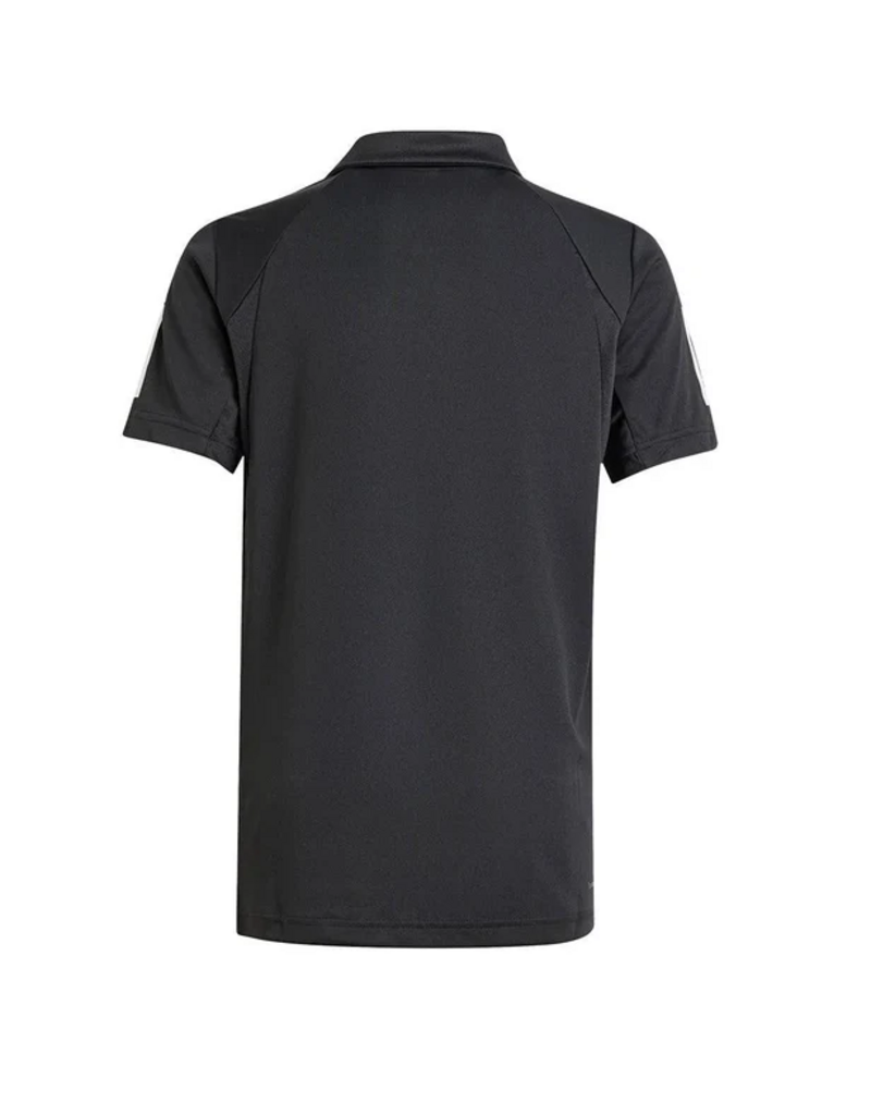 Adidas Boys Club 3-Stripe Polo - Black