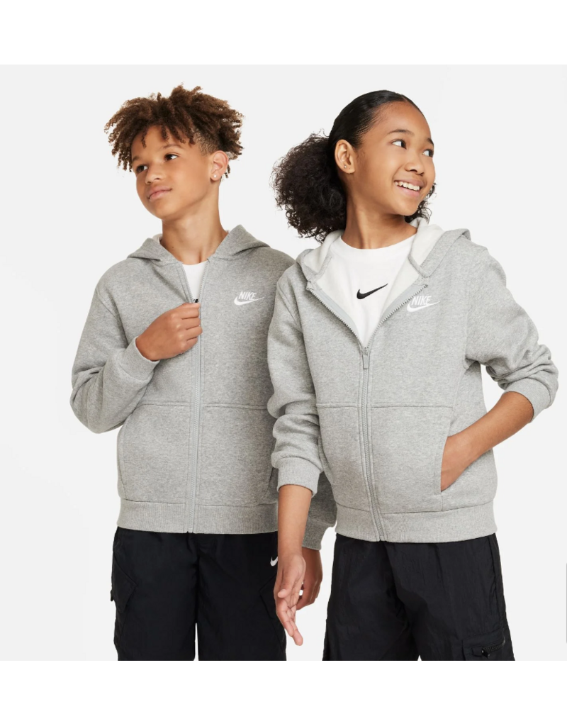 Nike Sportswear Club Fleece Jr - Heather Gray