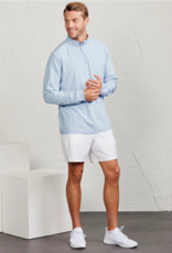 Tasc Carrollton 1/4  Quarter Zip Cloud Heather/Marble Heather