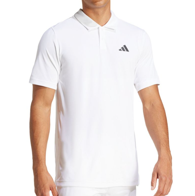 Mens Adidas Club Tennis Polo Shirt White - Tennis Topia