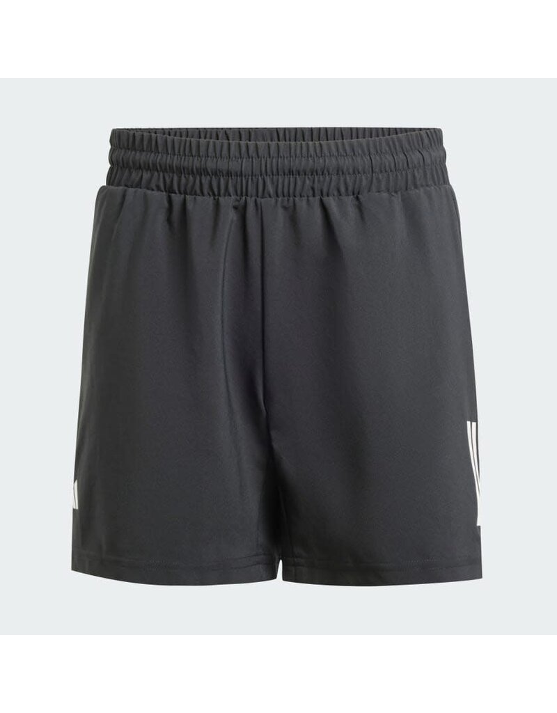 Adidas Boys Club Tennis 3-Stripes Shorts - Black