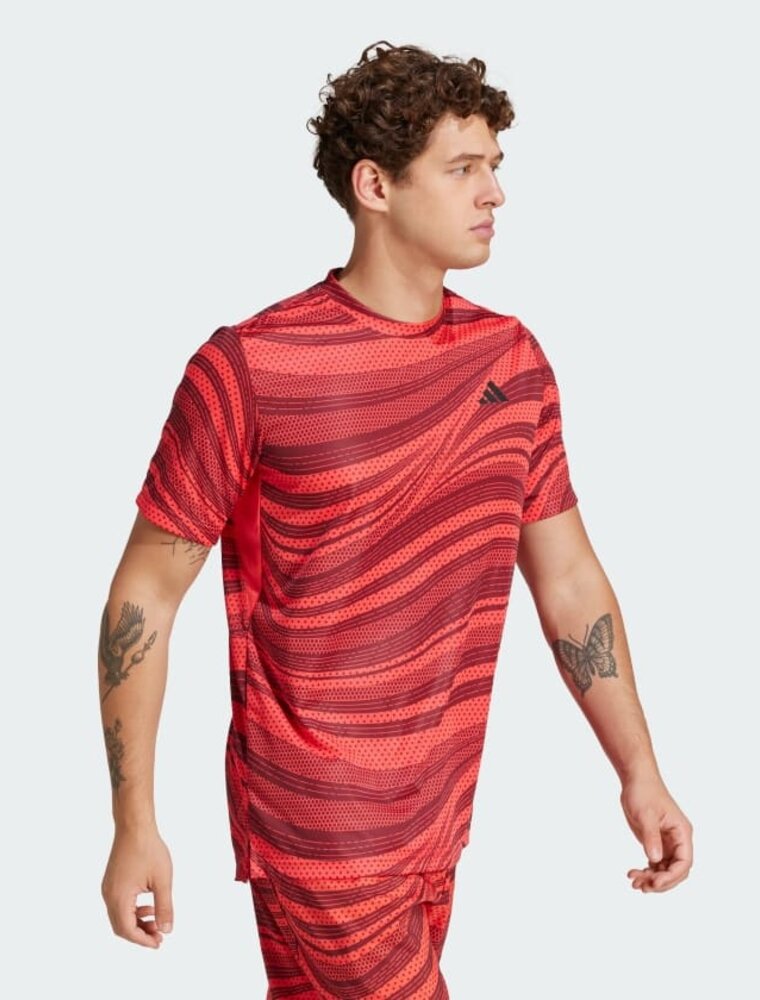 Adidas Men's Club Tennis Climacool Graphic Tee   SHARED/SELUR