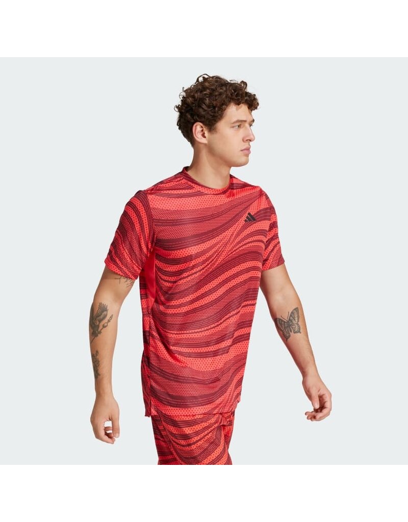 Adidas Men's Club Tennis Climacool Graphic Tee   SHARED/SELUR