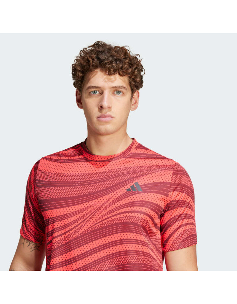 Adidas Men's Club Tennis Climacool Graphic Tee   SHARED/SELUR