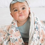 Copper Pearl Knit Swaddle Blanket - Autumn