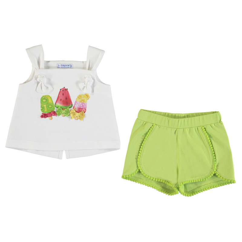 shorts and top set for baby girl