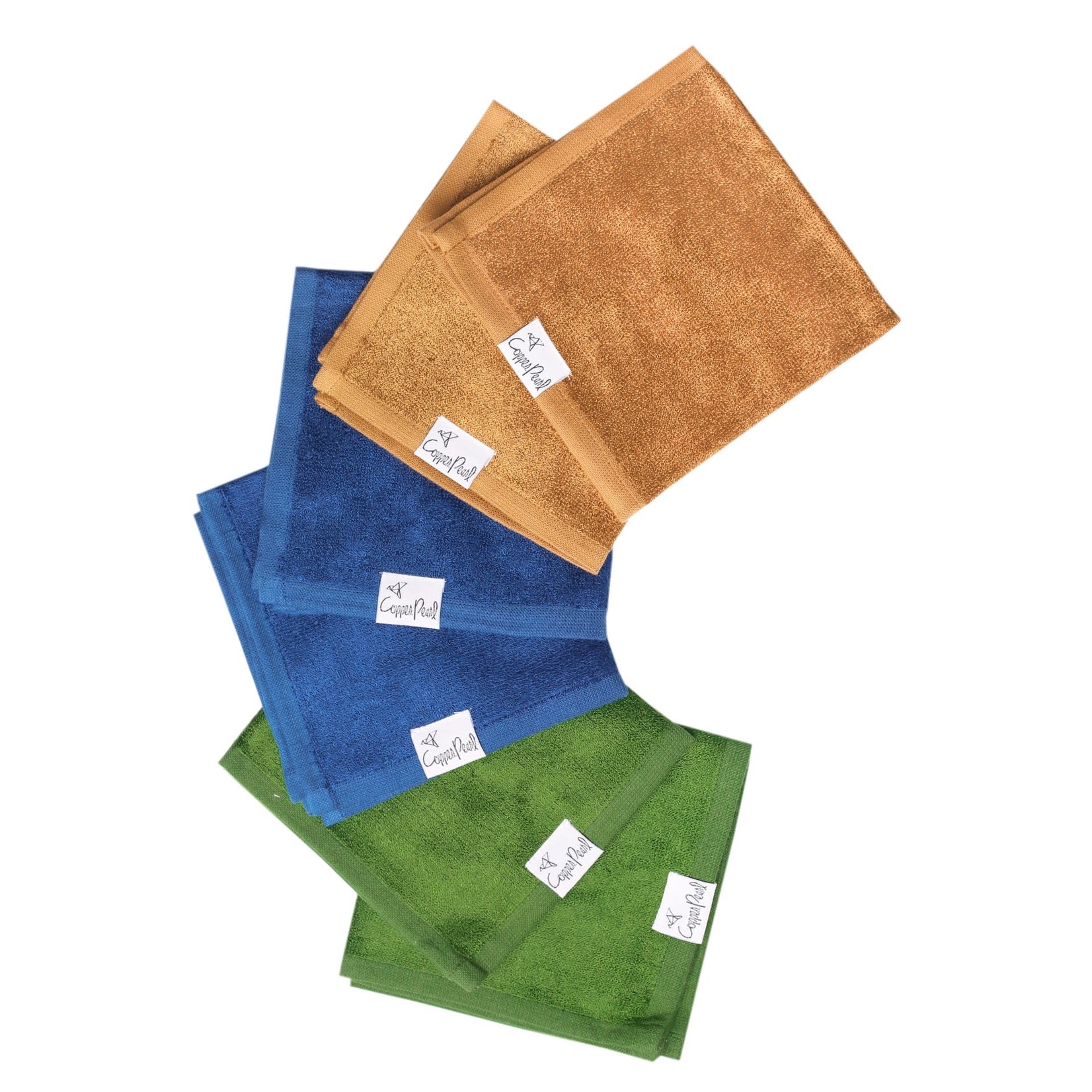 Copper Pearl Washcloths - River