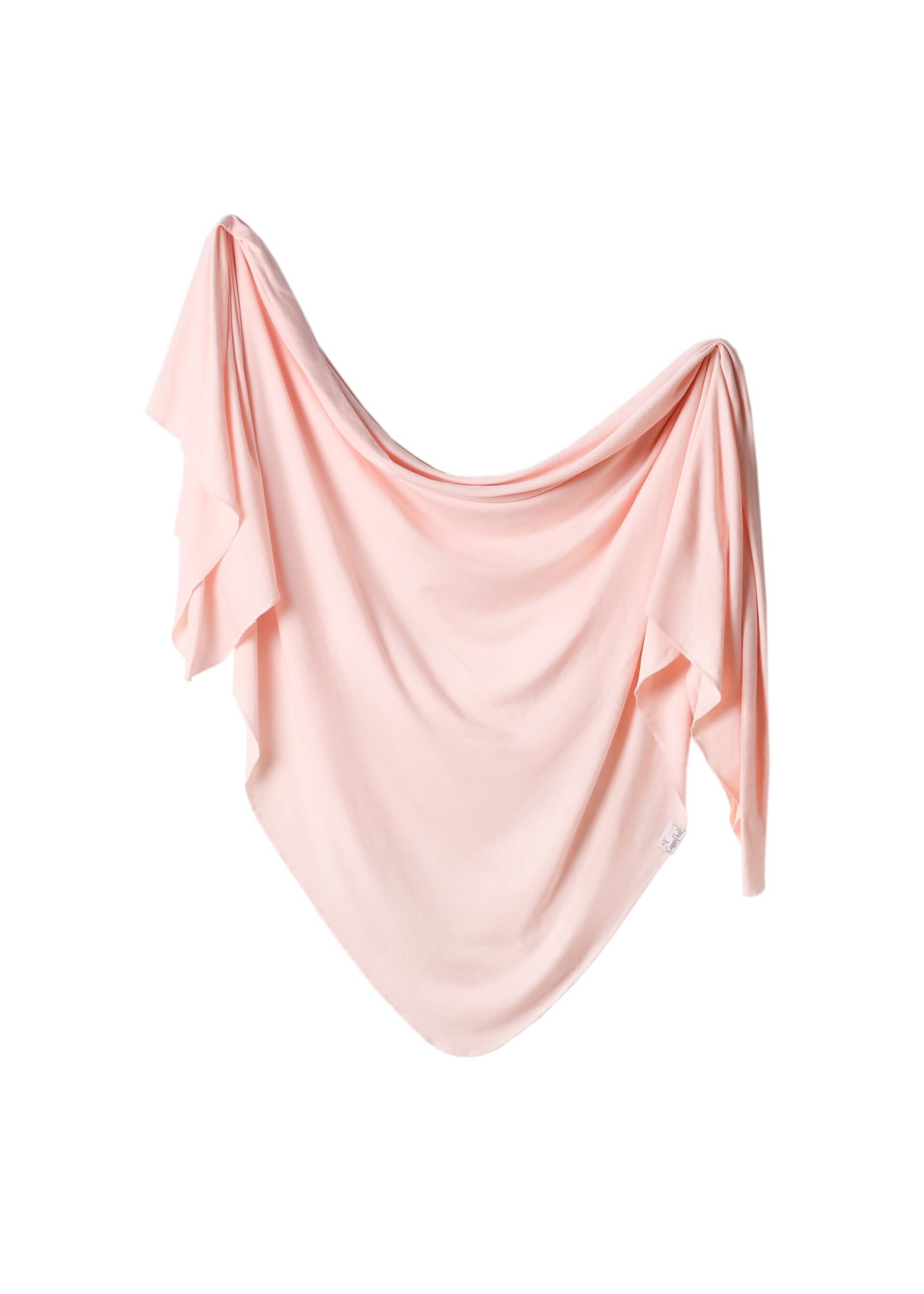 Copper Pearl Knit Blanket - Blush