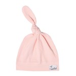 Copper Pearl Top Knot Hat 0-4M - Blush