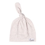 Copper Pearl Top Knot Hat 0-4M - Oat