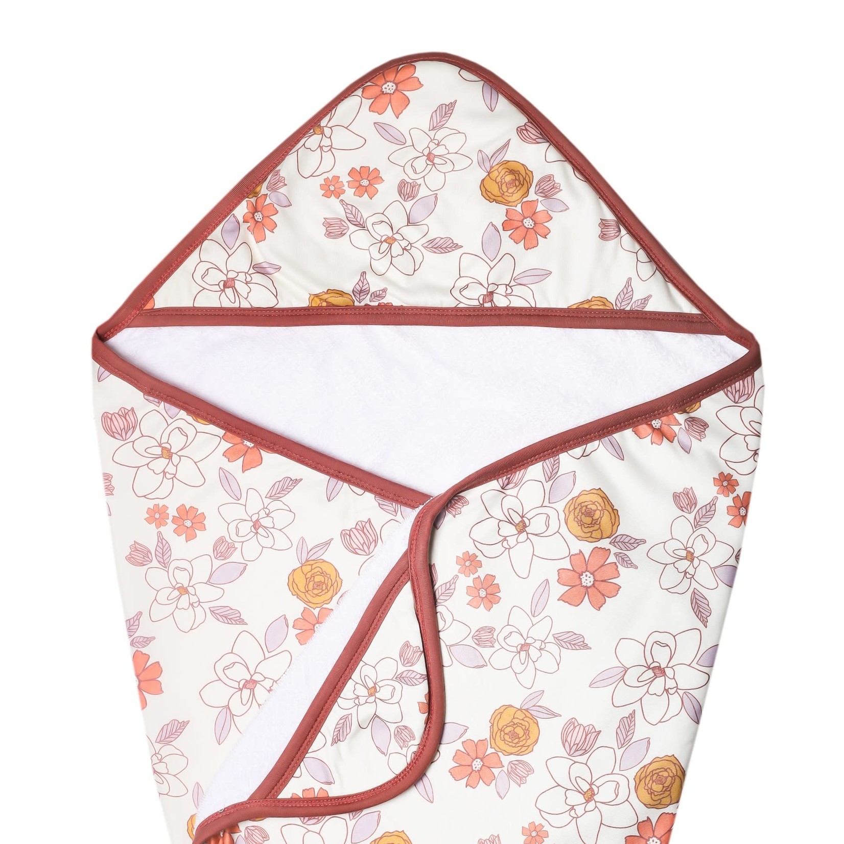 Copper Pearl Premium Baby Knit Hooded Towel - Ferra x