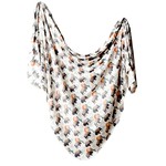 Copper Pearl Knit Blanket - Bison