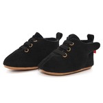 Zutano Black Suede Leather Oxford Baby Shoe