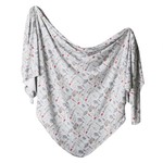 Copper Pearl Knit Swaddle Blanket - Trout