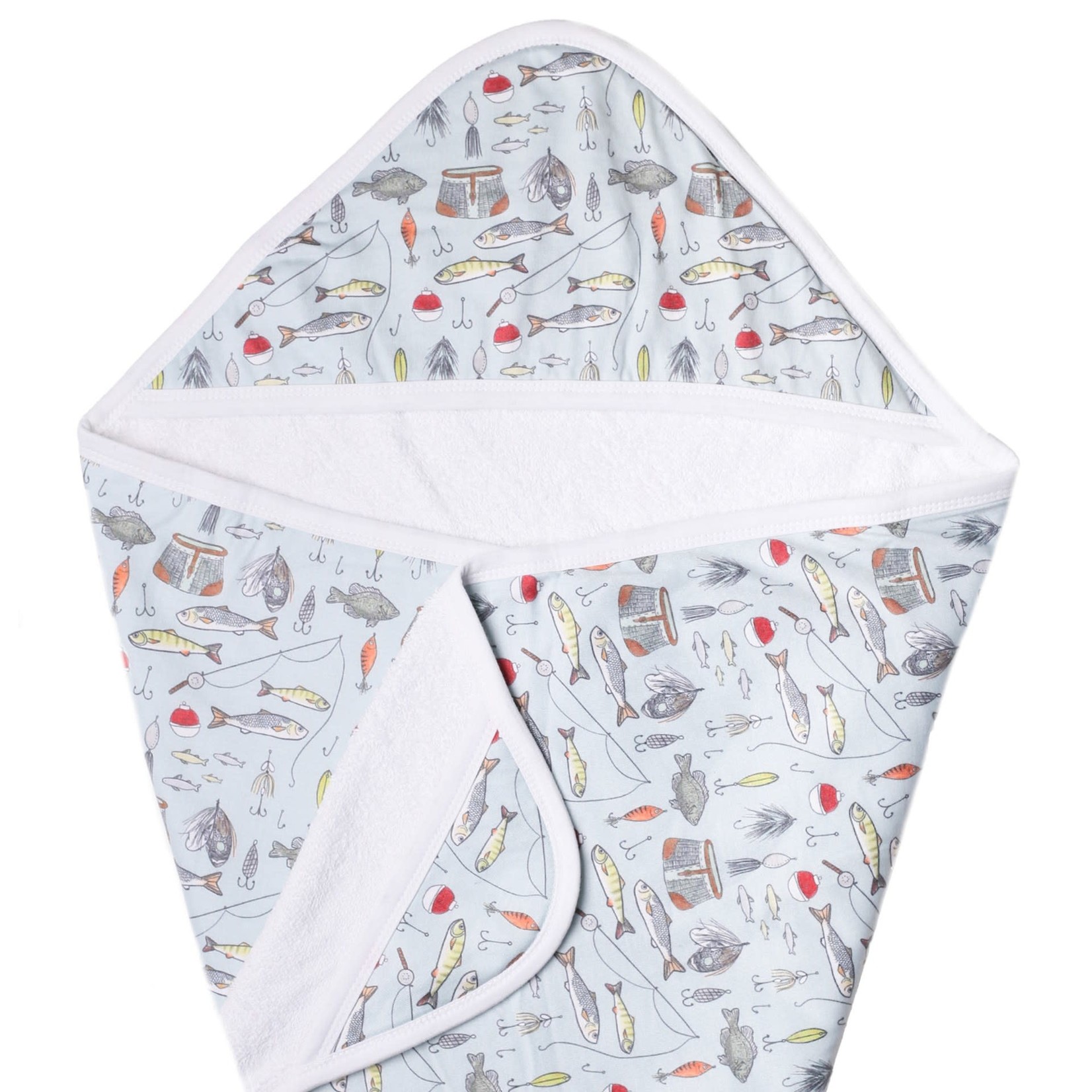 Copper Pearl Premium Baby Knit Hooded Towel - Trout