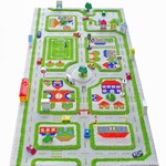 IVI Traffic Green 3D Play Carpet, Medium 39" x 59"