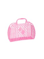 Sun Jellies Retro Basket - Small Pink