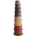 Mushie & Co Stacking Cups, Retro