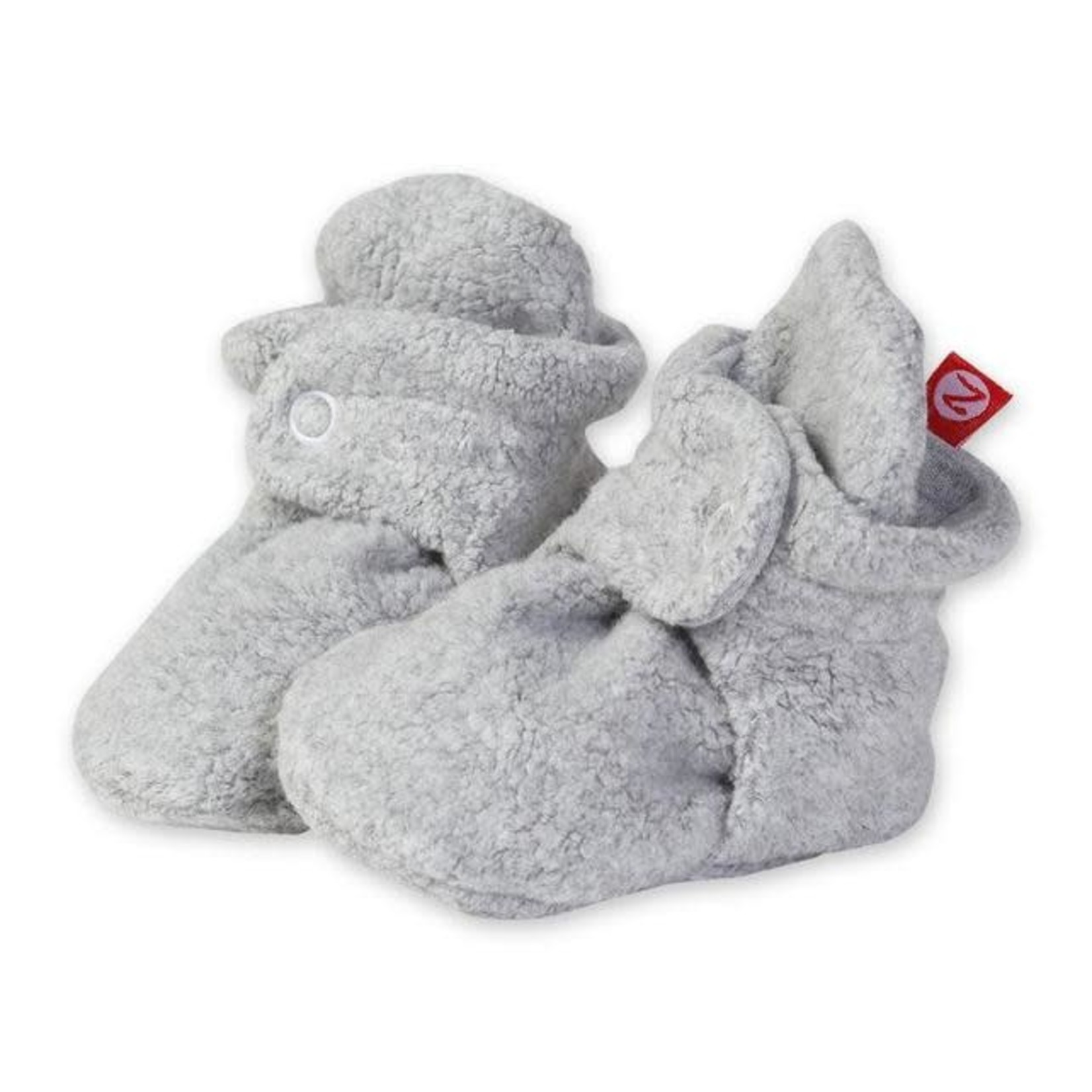 Zutano Cozie Fleece Bootie - Heather Gray