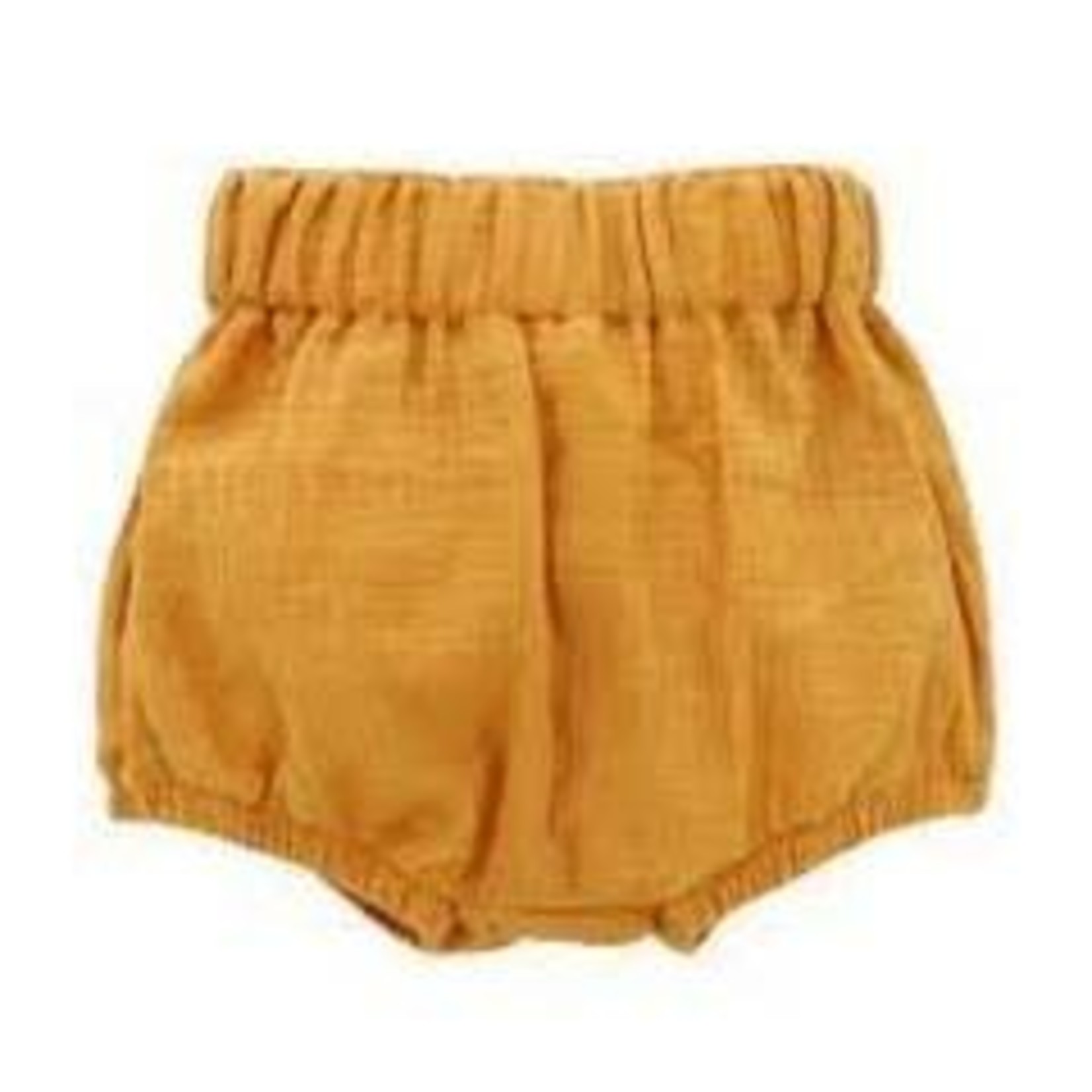 Emerson and Friends Mustard Gauze Baby Bloomers  6-12M