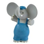 Tikiri Toys Alvin the Elephant Rubber Toy