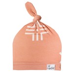 Copper Pearl Newborn Top Knot Hat, Mesa X