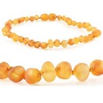 R.B. Amber Jewelry Kids | "Grow With Me" Baltic Amber Necklace Sets Raw Honey