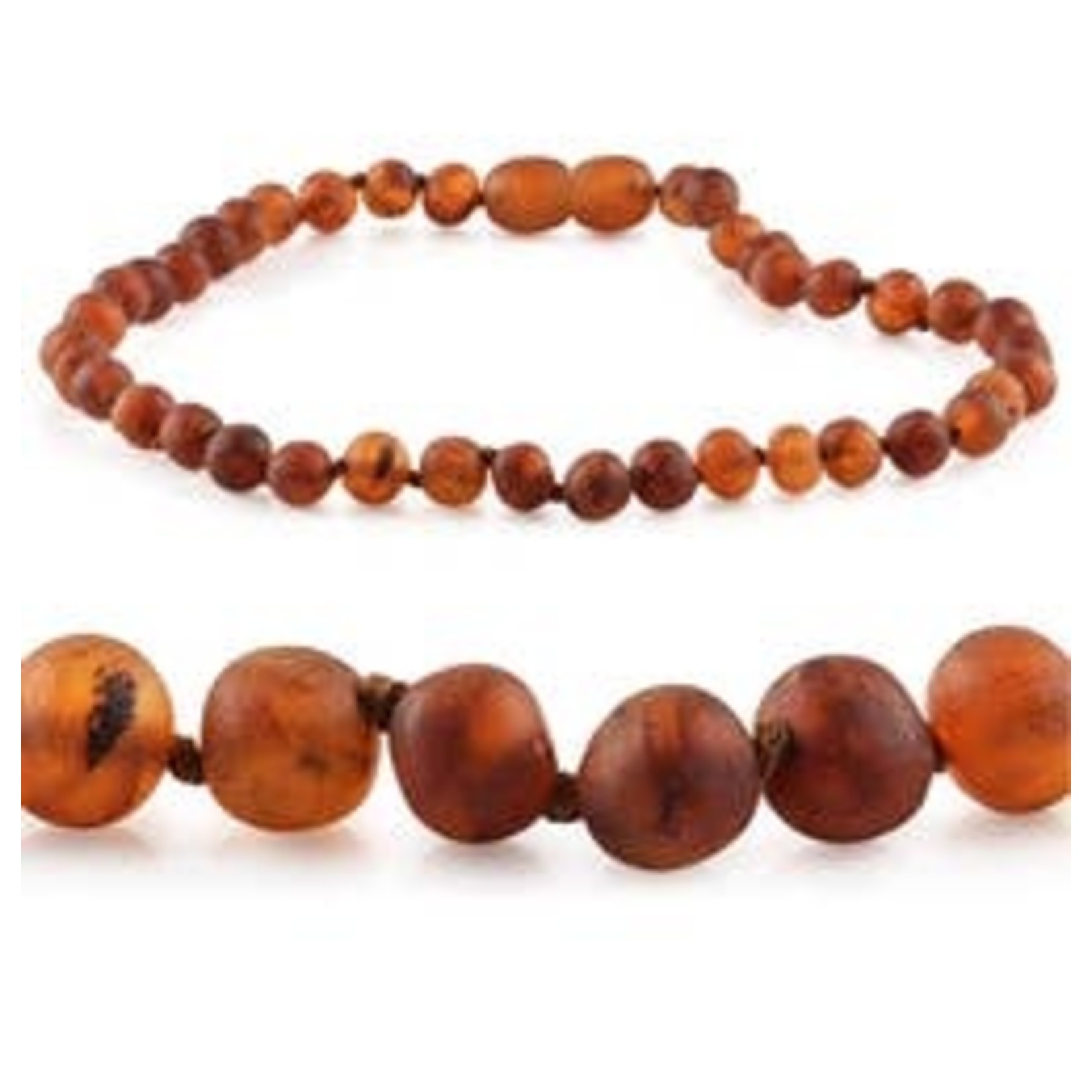 R.B. Amber Jewelry Kids | "Grow With Me" Baltic Amber Necklace Sets Raw Cognac