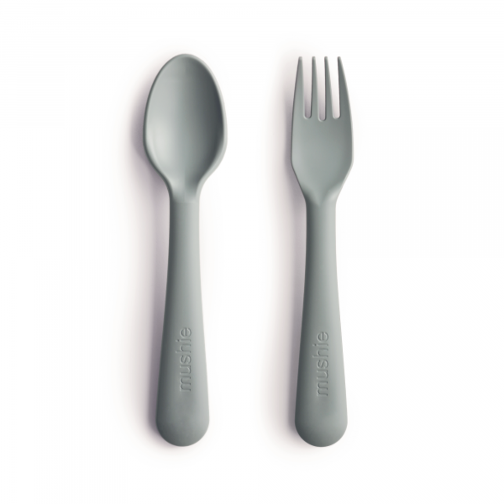 Mushie & Co Fork and Spoon Set - Sage