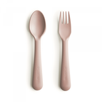 Mushie & Co Fork and Spoon Set - Blush