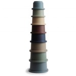 Mushie & Co Stacking Cups, Forest