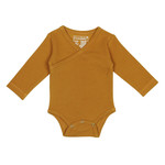 Loved Baby Corduroy Wrap Bodysuit - Butterscotch